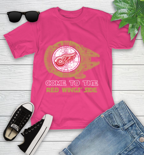 NHL Come To The Detroit Red Wings Wars Hockey Sports Youth T-Shirt 11