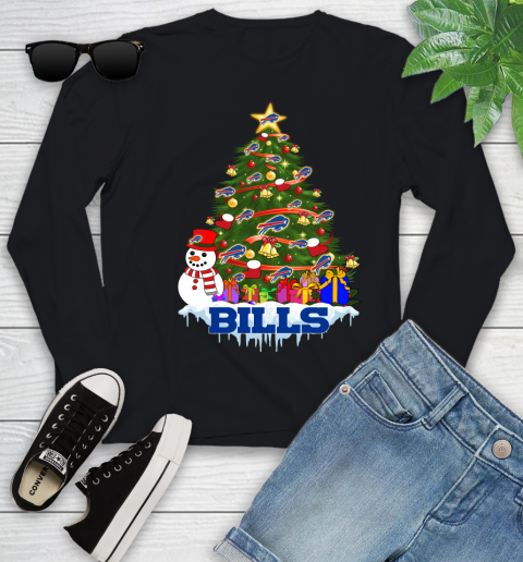 Buffalo Bills Merry Christmas NFL Football Sports Youth Long Sleeve 2