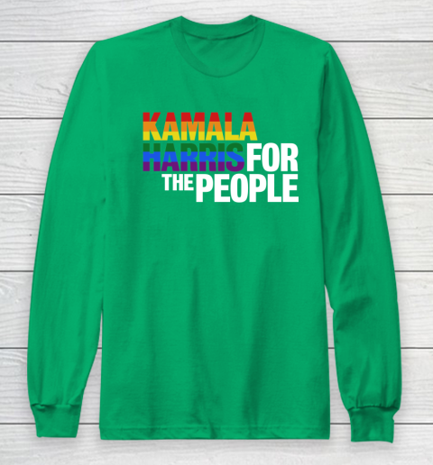 Kamala Harris 2020 for the People LGBT Long Sleeve T-Shirt 4