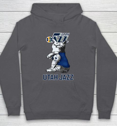 NBA Basketball My Cat Loves Utah Jazz Hoodie 4