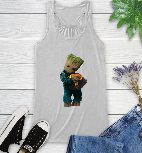 NBA Groot Guardians Of The Galaxy Basketball Sports Phoenix Suns Racerback Tank