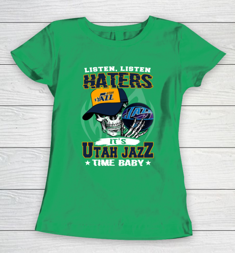 Listen Haters It is JAZZ Time Baby NBA Women's T-Shirt 5