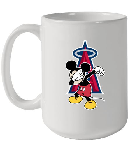 Los Angeles Angels MLB Baseball Dabbing Mickey Disney Sports Ceramic Mug 15oz