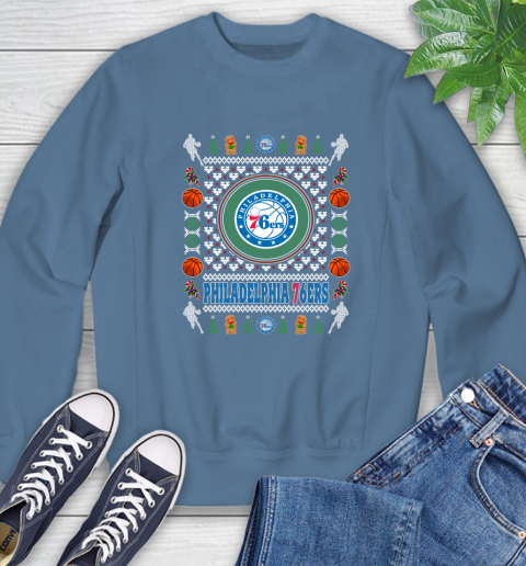 Philadelphia 76ers Merry Christmas NBA Basketball Loyal Fan Ugly Shirt 32