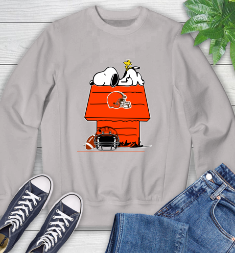 Cleveland Browns NFL Football Snoopy Woodstock The Peanuts Movie Sweatshirt 12