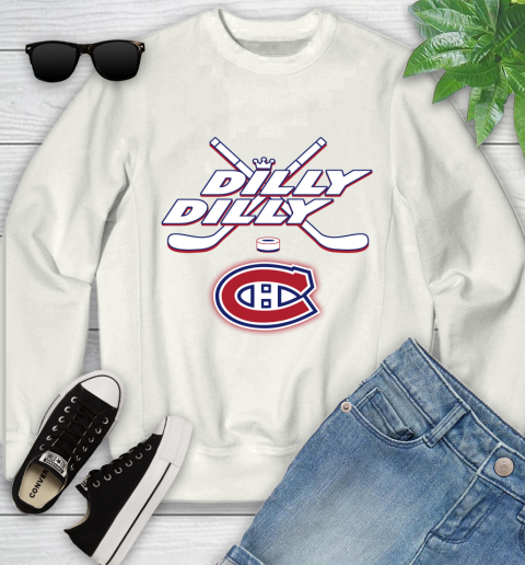 NHL Montreal Canadiens Dilly Dilly Hockey Sports Youth Sweatshirt