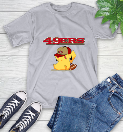 NFL Pikachu Football San Francisco 49ers T-Shirt 6