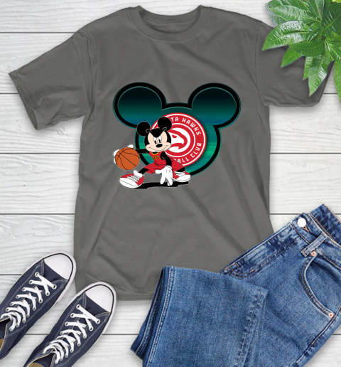 NBA Atlanta Hawks Mickey Mouse Disney Basketball T-Shirt 9