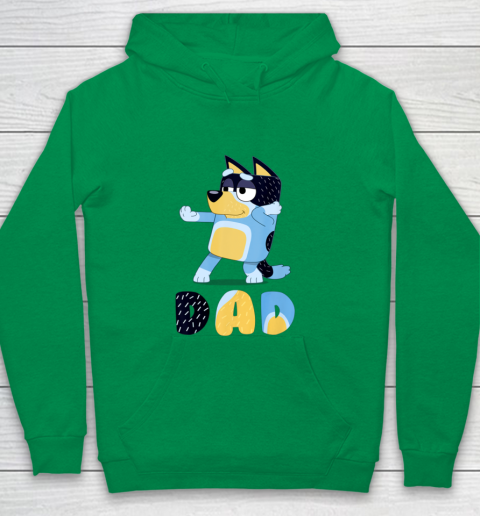 Bluey Dad for Daddy's on Father's Day Bandit Funny Gift Youth Hoodie 4