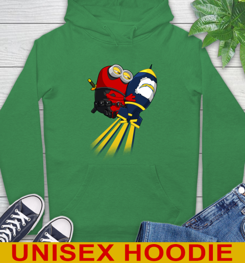 NFL Football Los Angeles Chargers Deadpool Minion Marvel Shirt Hoodie 8