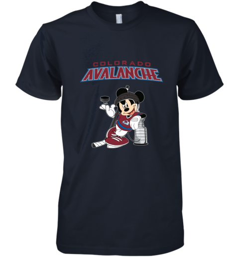 Mickey Colorado Avalanche With The Stanley Cup Hockey NHL Premium Men's T-Shirt