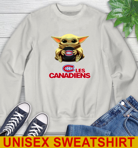 NHL Hockey Montreal Canadiens Star Wars Baby Yoda Shirt 36