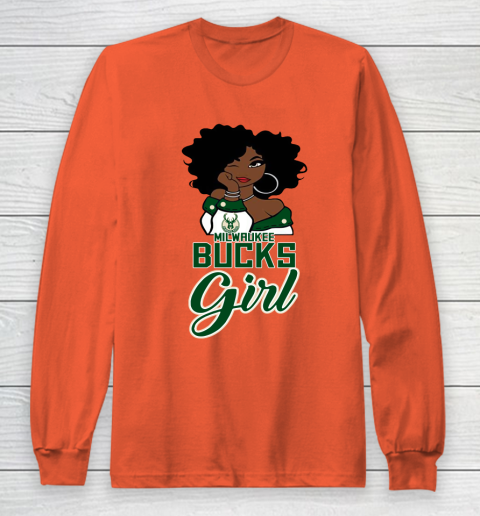 CustomCat Milwaukee Bucks Halloween Retro NBA T-Shirt Orange / 6XL