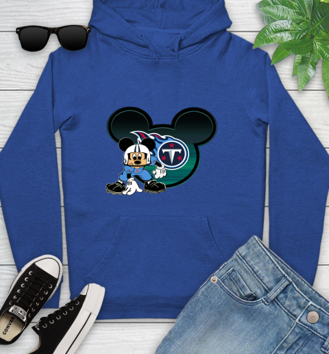 NFL Tennessee Titans Mickey Mouse Disney Football T Shirt Youth Hoodie 9