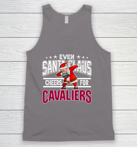 Cleveland Cavaliers Even Santa Claus Cheers For Christmas NBA Tank Top 6