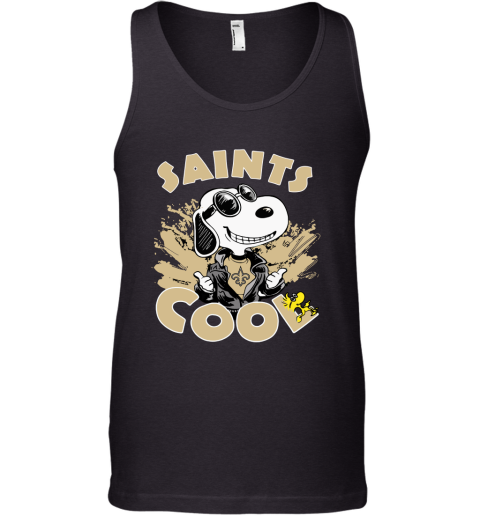 New Orleans Saints Snoopy Joe Cool We're Awesome Tank Top