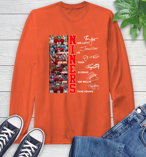 Niners Player Name And Signature San Francisco 49ers Shirts 57