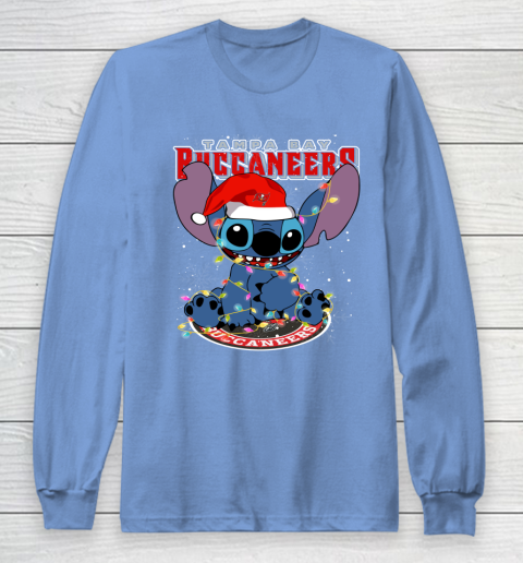 Tampa Bay Buccaneers NFL Football noel stitch Christmas Long Sleeve T-Shirt 8