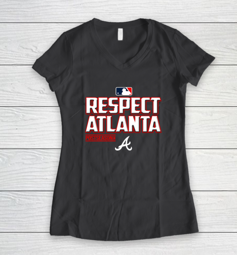 Respect Atlanta Women's V-Neck T-Shirt 6