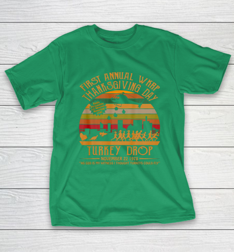 WKRP Thanksgiving Day Turkey Drop T-Shirt 5