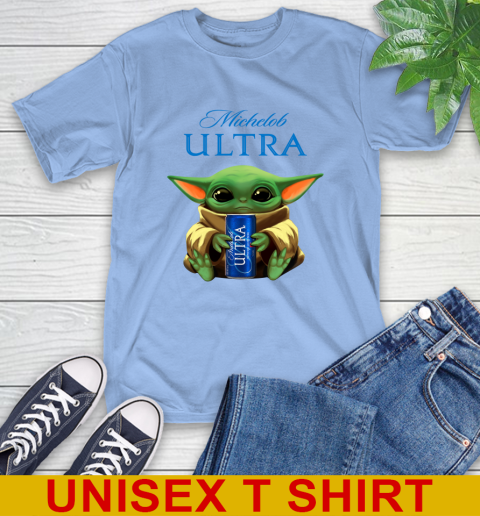 Star Wars Baby Yoda Hugs Michelob Ultra Beer Shirt 11