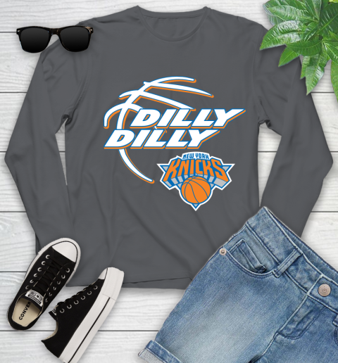 NBA New York Knicks Dilly Dilly Basketball Sports Youth Long Sleeve 8