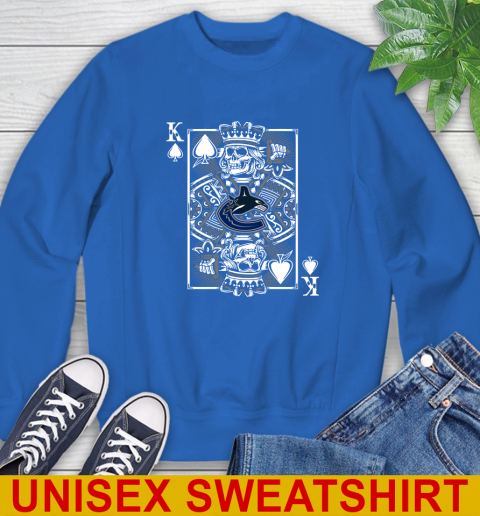 Vancouver Canucks NHL Hockey The King Of Spades Death Cards Shirt Sweatshirt - Image 12