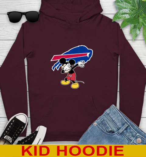 Buffalo Bills NFL Football Dabbing Mickey Disney Sports Youth Hoodie 7