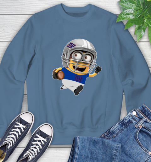 NFL New York Giants Minions Disney Football Sports Sweatshirt 7