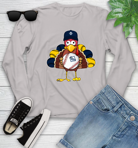 Tampa Bay Rays Turkey thanksgiving Youth Long Sleeve 12