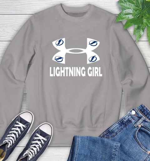 NHL Tampa Bay Lightning Girl Under Armour Hockey Sports Sweatshirt 5
