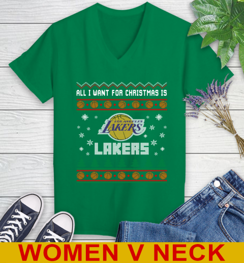 NBA Basketball All I Want For Christmas Is Los Angeles Lakers 77