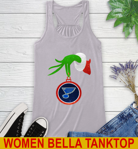 St.Louis Blues Grinch Merry Christmas NHL Hockey Racerback Tank 5
