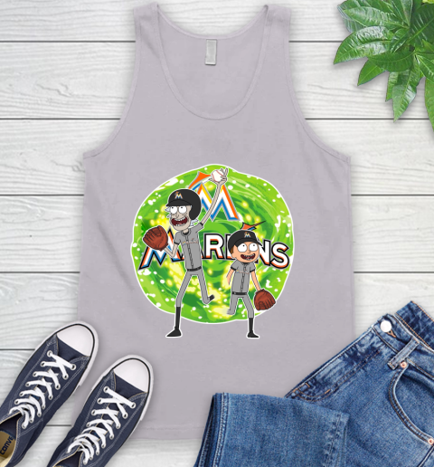 MLB Miami Marlins Rick And Morty Baseball Sports Tank Top 4