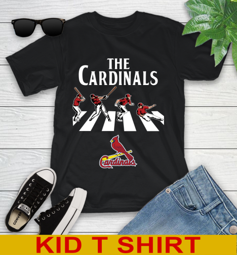 MLB Baseball St.Louis Cardinals The Beatles Rock Band Shirt Youth T-Shirt