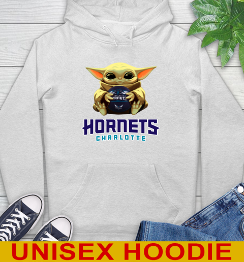 NBA Basketball Charlotte Hornets Star Wars Baby Yoda Shirt 13
