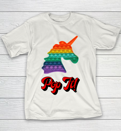Unicorn Pop It Autism Awareness Youth T-Shirt