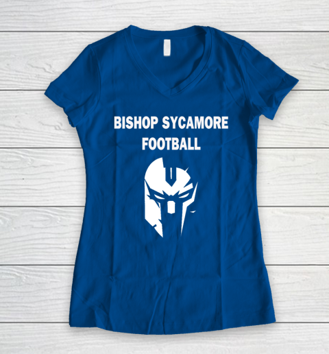 Bishop Sycamore T Shirt Bishop Sycamore Football Women's V-Neck T-Shirt 3