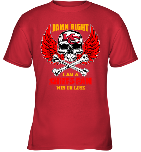 NFL Football Custom Shirt Damn Right I Am Chiefs Fan, Kansas City