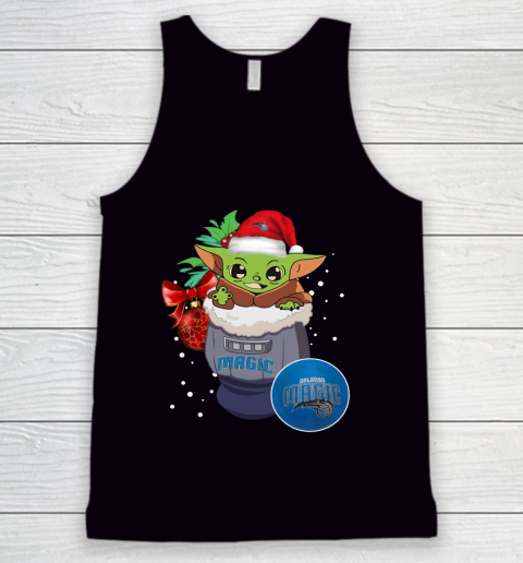 Orlando Magic Christmas Baby Yoda Star Wars Funny Happy NBA Tank Top