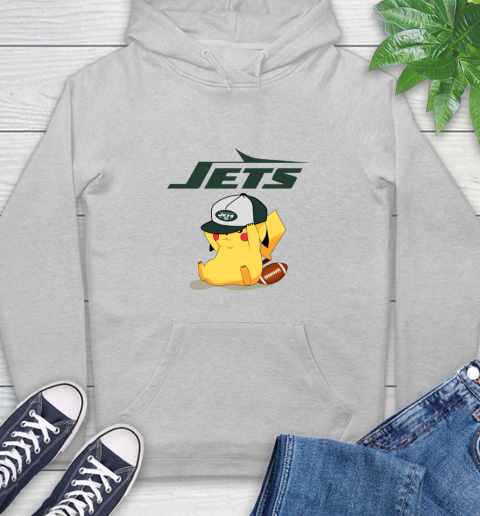 NFL Pikachu Football Sports New York Jets Hoodie 6