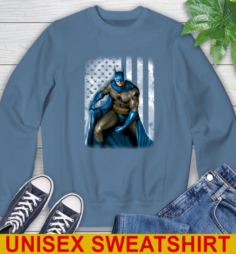Carolina Panthers NFL Football Batman DC American Flag Shirt Sweatshirt 10