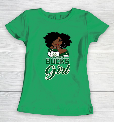 Milwaukee Bucks Girl NBA Women's T-Shirt 7
