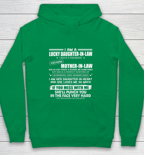 Lucky Daughter In Law Have A Freaking Awesome Mother In Law Youth Hoodie 4
