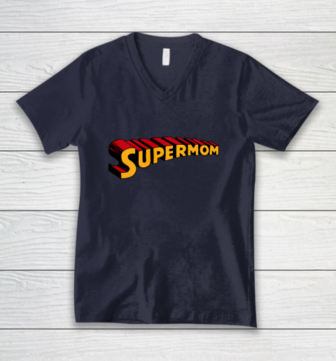 Super mom Superhero Mom for Super Mom V-Neck T-Shirt 3