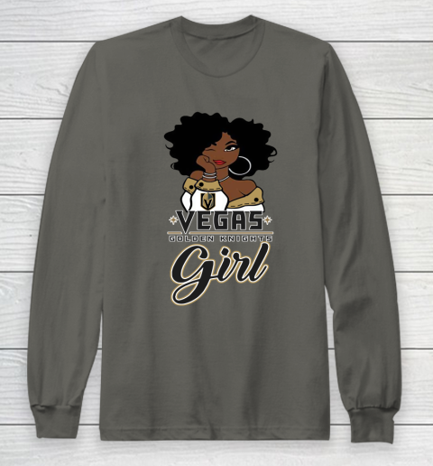 Vegas Golden Knights Girl NHL Long Sleeve T-Shirt 8
