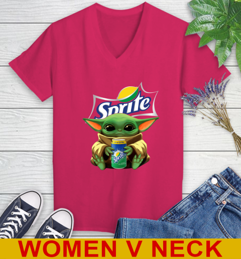 Star Wars Baby Yoda Hugs Sprite Soft Drink Shirt 86