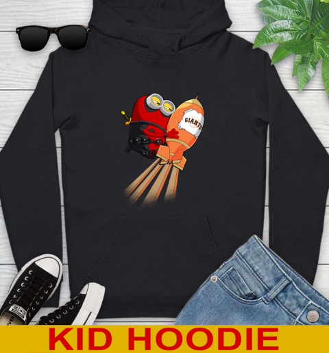 MLB Baseball San Francisco Giants Deadpool Minion Marvel Shirt Youth Hoodie