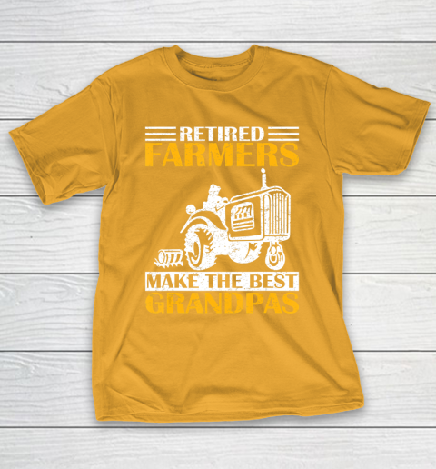 GrandFather gift shirt Retired Farmer Tractor Make The Best Grandpa Retirement Gift T Shirt T-Shirt 2