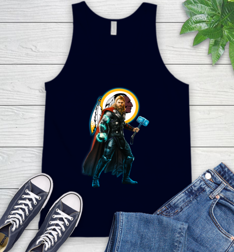 NFL Thor Avengers Endgame Football Washington Redskins Tank Top 3